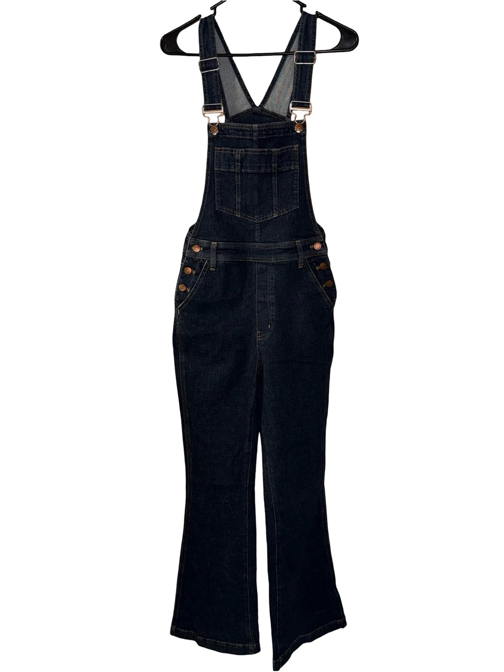 Madewell The Perfect Vintage Flare Overall Haskins Wash women’s sz 4